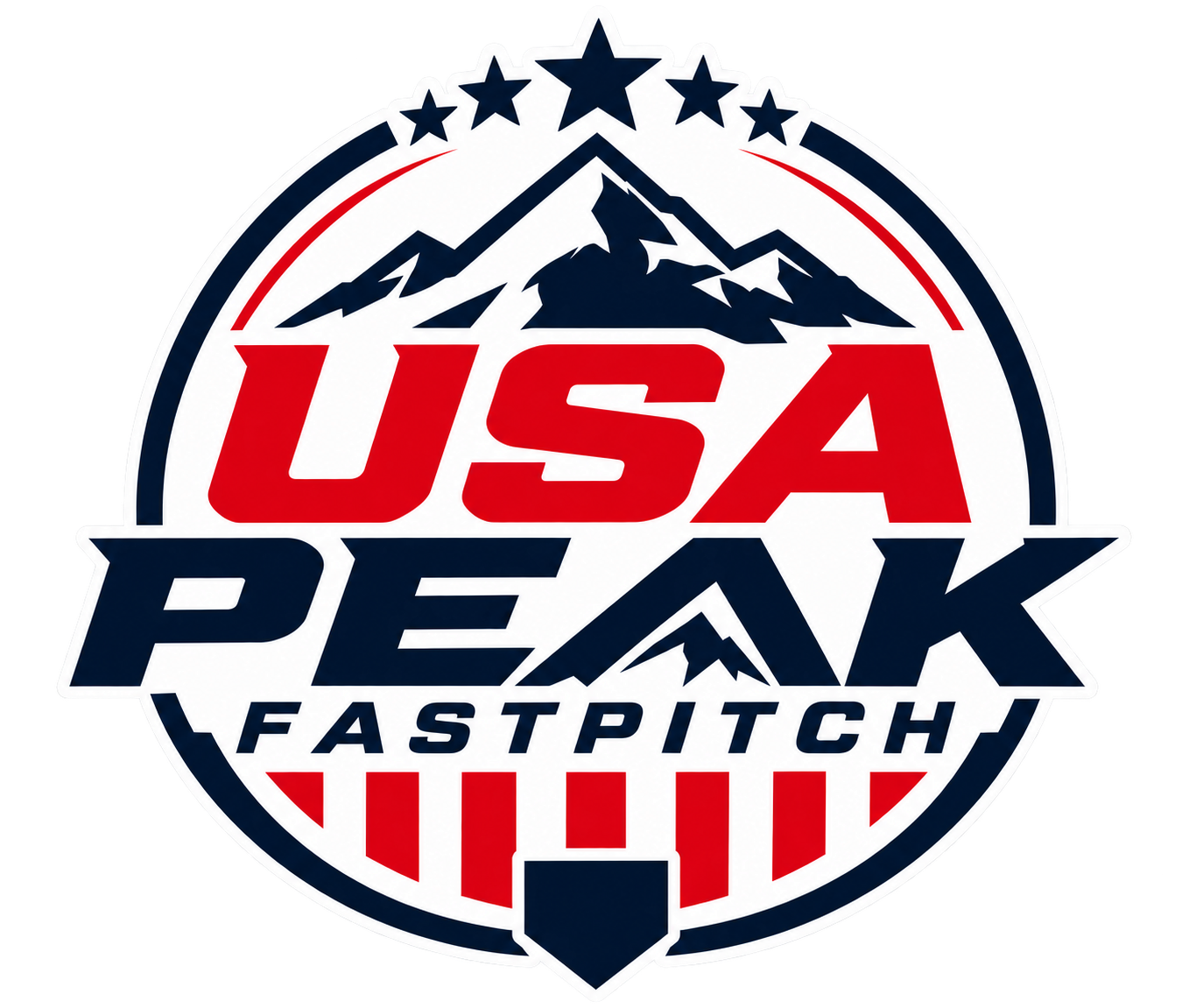 USA Peak Fastpitch logo